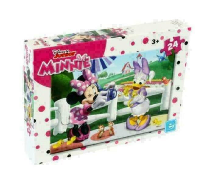 Minnie Mouse Puzzel - 24 stukjes - Disney Legpuzzel, Kinderen en Baby's, Speelgoed | Kinderpuzzels, Nieuw, 2 tot 4 jaar, 10 tot 50 stukjes
