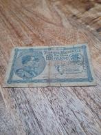 1 frank 08/10/1920 type 1919, Postzegels en Munten, Bankbiljetten | België, Verzenden