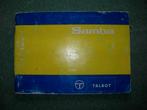 Talbot Samba manuel d'utilisateur, Ophalen