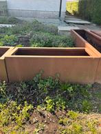 Cortestaal Plantenbak/40cm breed, 100cm lang, 38cm hoog, Tuin en Terras, Ophalen, Overige materialen, 100 cm of meer, Zo goed als nieuw
