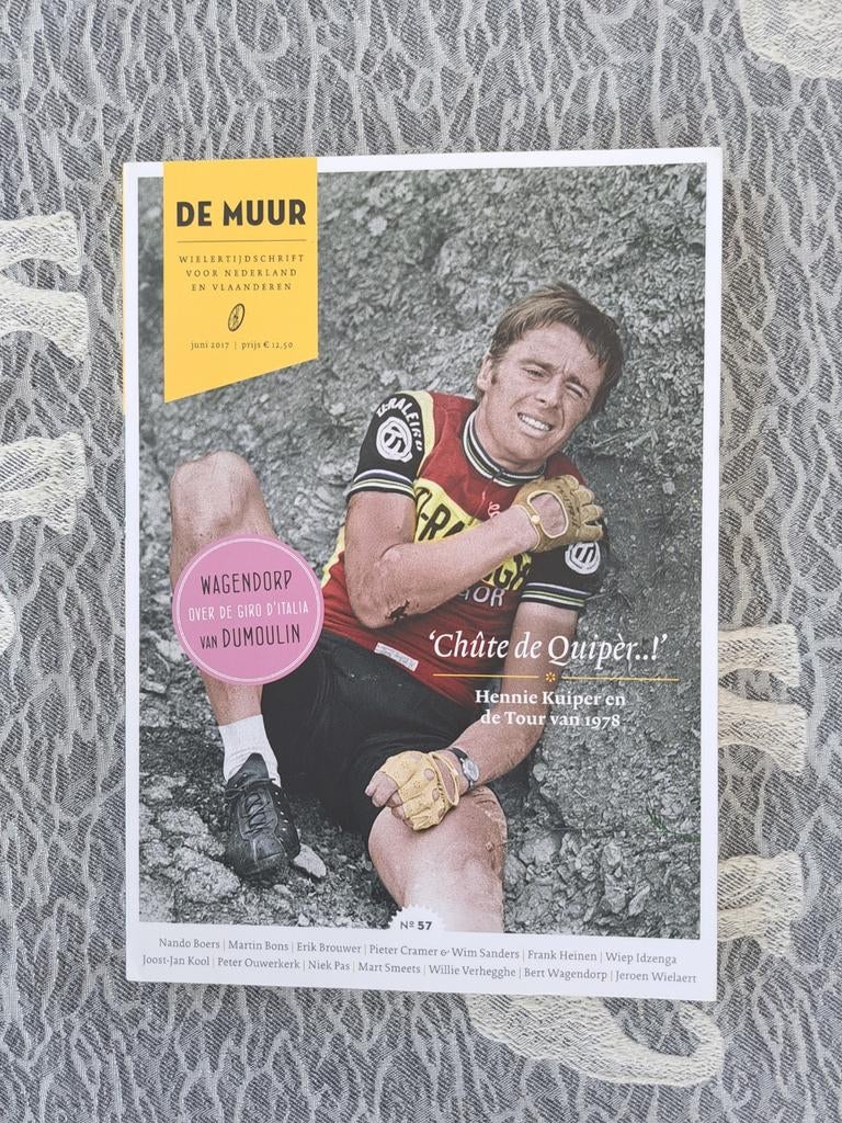 wielrennen : boek DE MUUR nr 57, Ophalen of Verzenden, Nieuw, Overige sporten