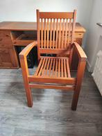 Chaises en bois massif, Maison & Meubles, Chaises en teck massif, Comme neuf, Brun, Enlèvement