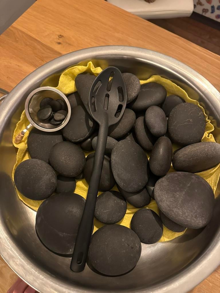 Hotstone, Sports & Fitness, Produits de massage, Enlèvement, Comme neuf, Pierres chaudes