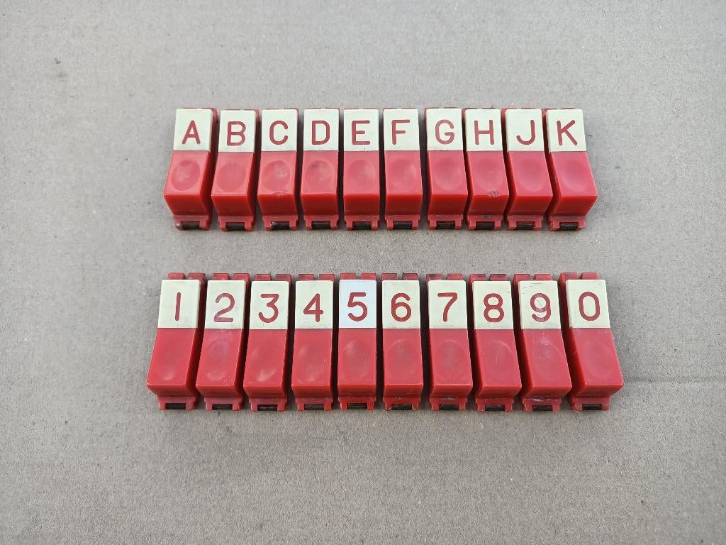 Druktoetsen (Set) Seeburg AY/ Q100 (1960) jukebox, Verzenden, Seeburg