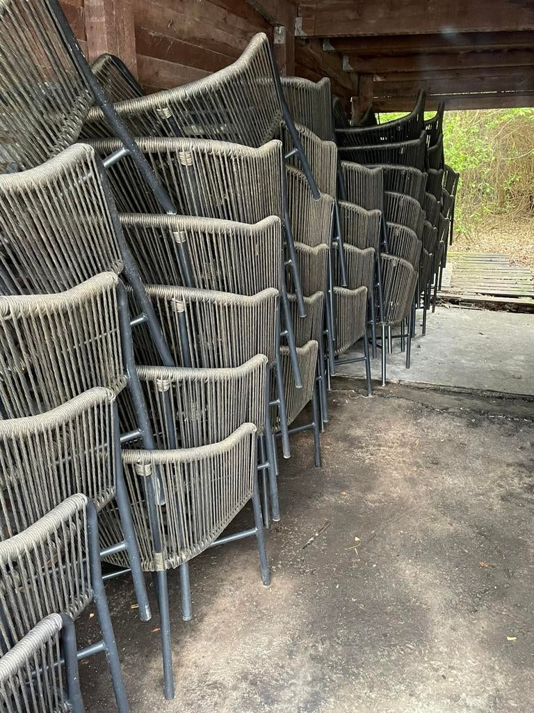 Terrasstoelen horeca 1 seizoen gebruikt, Ophalen, Gebruikt, Meubilair