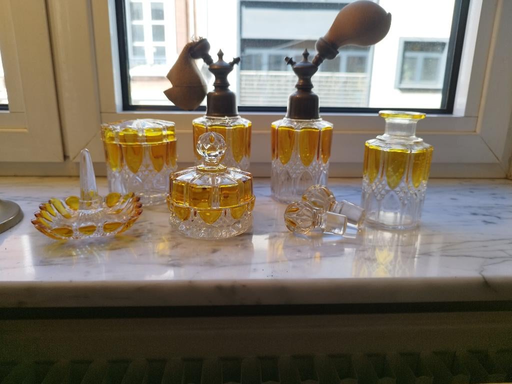 Toilet setje Val Saint Lambert, Ophalen of Verzenden