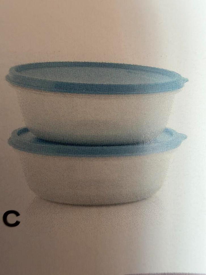Bols spatiaux Tupperware, Maison & Meubles, Cuisine| Tupperware, Neuf, Récipient ou Bol, Bleu, Blanc, Enlèvement ou Envoi
