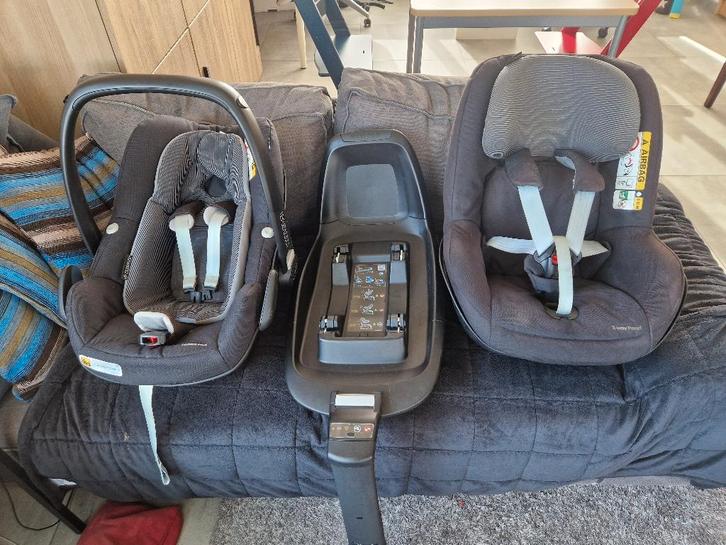 Maxi Cosi Pebble Plus + Pearl + isofix basis iSize groep 0/1, Kinderen en Baby's, Autostoeltjes, Gebruikt, Maxi-Cosi, 0 t/m 18 kg