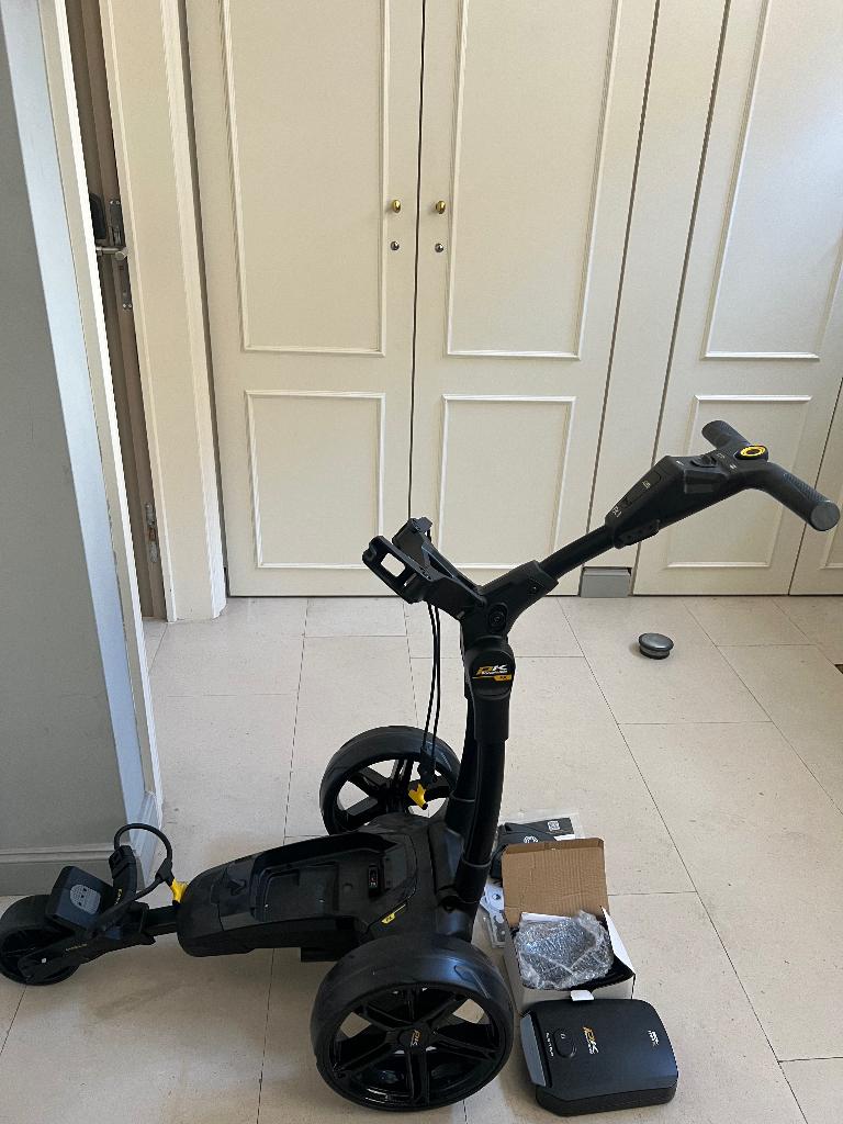 Golf Trolley black elektrisch (Nooit gebruikt!), Ophalen, Nieuw, Golfkar