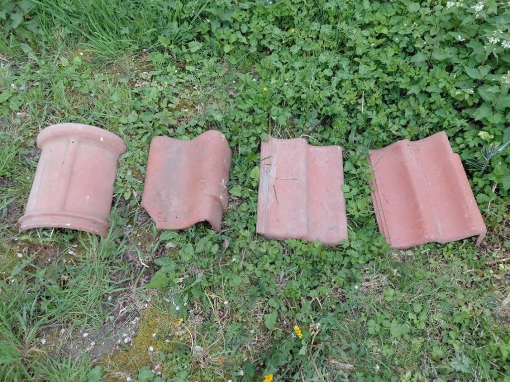 Pottelbergse dakpannen, Ophalen, Steen of Klei, Zo goed als nieuw, Dakpannen