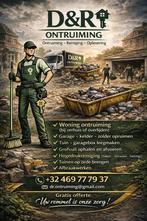 Ontruiming woning, garage, kelder, tuin - gratis offerte, Ophalen, Nieuw