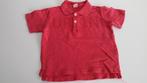 Polo rouge taille 80, Enlèvement ou Envoi, Comme neuf, Garçon, Chemisette ou Manches longues