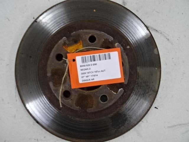 FREIN DISQUE ARRIÈRE BMW 5 serie (E60) (12-2001/03-2010), Mevr. I. Hauben, Utilisé, BMW, Rue de l'Espoir 34 34
4030  GRIVEGNÉE, BE