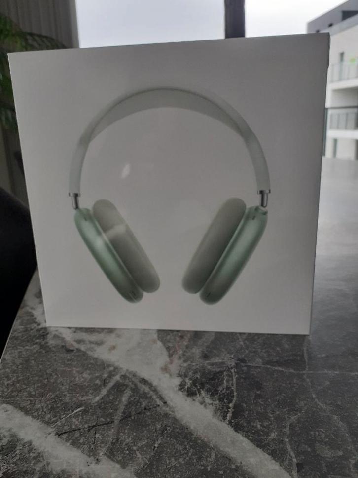 Hoofdtelefoon Air Pods max green met Smart Case, Audio, Tv en Foto, Hoofdtelefoons, Nieuw, Overige merken, Draadloos, Bluetooth