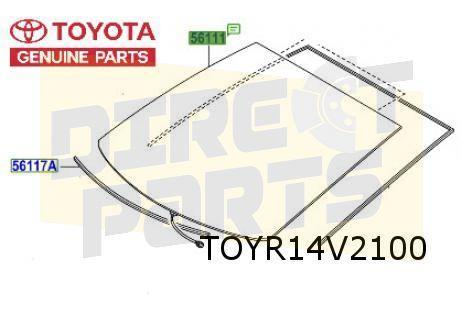 Toyota Prius (3/12-) voorruit (groen/acoustic/regen-/lichtse, Autos : Pièces & Accessoires, Vitres & Accessoires, Toyota, Neuf