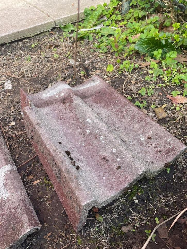 Pannen sneldek, Bricolage & Construction, Tuiles & Revêtements de toit, Utilisé, Tuiles, Pierre ou Argile, Enlèvement