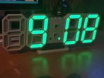 Grande horloge, réveil, réveil, alarme 3D, LED, Electroménager, Réveils, Enlèvement ou Envoi, Neuf, Digital