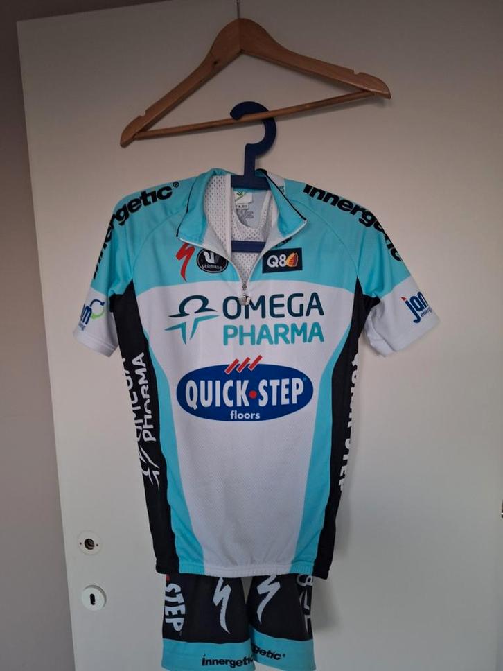 Combinaison cycliste Omega Pharma - Quick Step, Vélos & Vélomoteurs, Accessoires vélo | Vêtements de cyclisme, Enlèvement ou Envoi