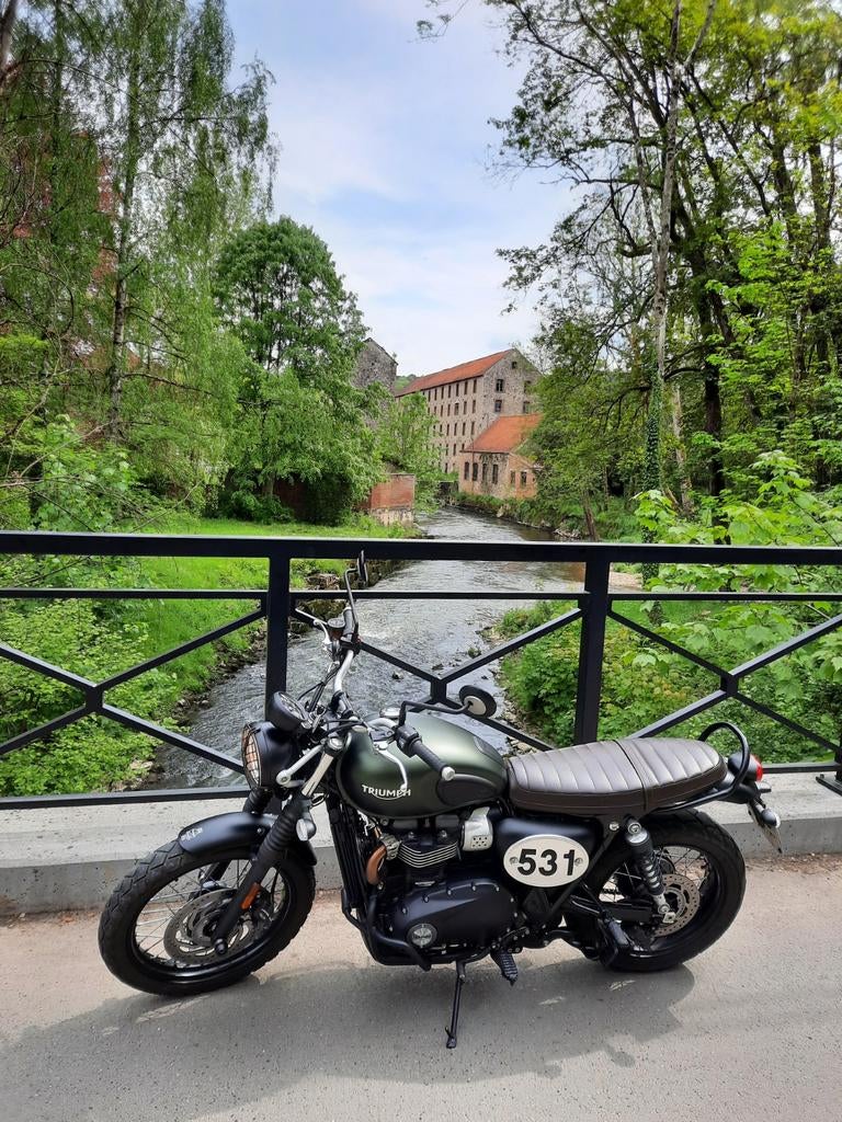Triumph Street Scrambler 900cc (Wevelgem), Motos, Particulier
