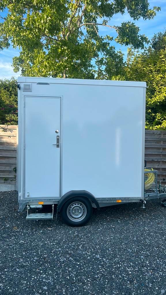 Mobiele badkamer te huur / koop met was/droogkast, Hobby & Loisirs créatifs, Articles de fête | Location, Neuf, Enlèvement