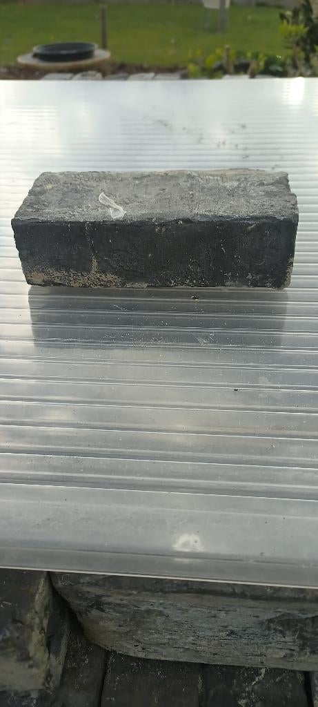 Facade Metselstenen zwart, Bricolage & Construction, Briques, Enlèvement, Comme neuf, Briques