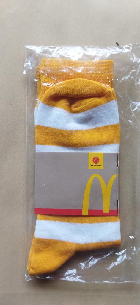 Mac Donalds "Clown-Socks", Wit, Ophalen of Verzenden, Ronald Mc Donalds, Nieuw
