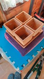 Bloempotjes in terracotta, Ophalen, Terracotta
