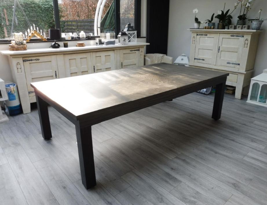 POOLTAFEL EETTAFEL OP LEISTEEN NIEUW, Sport en Fitness, Biljarten en Poolen, Pooltafel, Ophalen