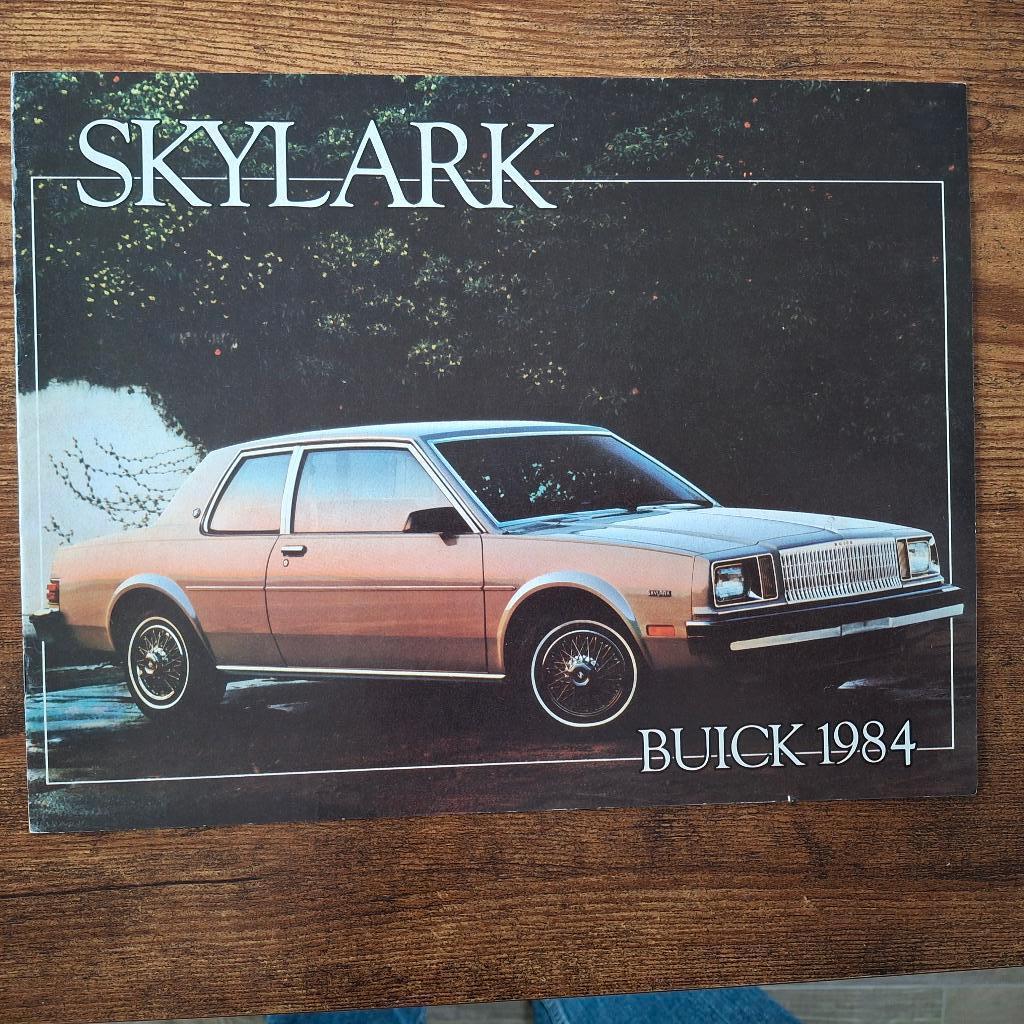 BUICK  SKYLARK  1984, Boeken, Auto's | Folders en Tijdschriften, Ophalen of Verzenden, Nieuw, Overige merken