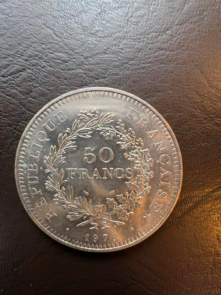 2x 50 ffr Argent HERCULE 1977 SUPERBES, Collections, Enlèvement, Comme neuf