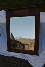 Mirroir rectangulaire dans encadrement en chêne, Maison & Meubles, Enlèvement, Utilisé