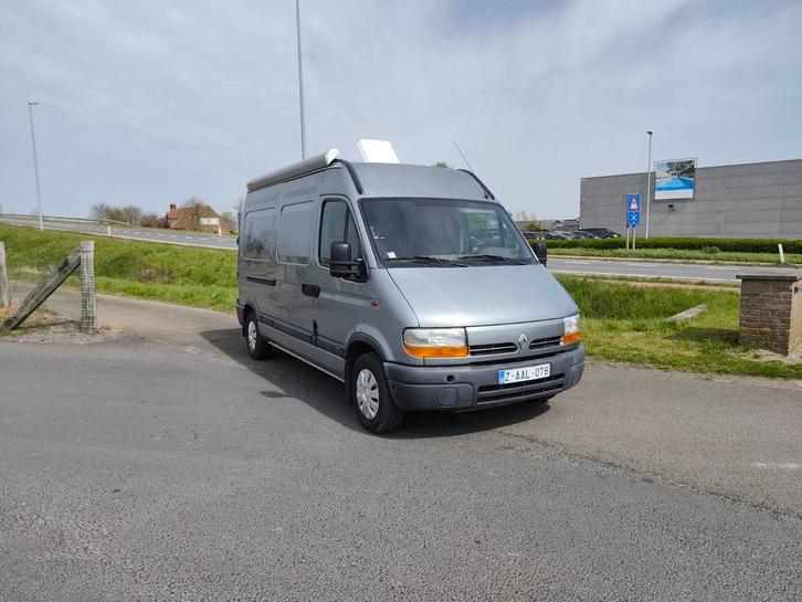 Reeds gekeurd vvk met carpass renault master 2.8dti 139dkm, Caravanes & Camping, Camping-cars, Entreprise, Modèle Bus ou Fourgon aménagé