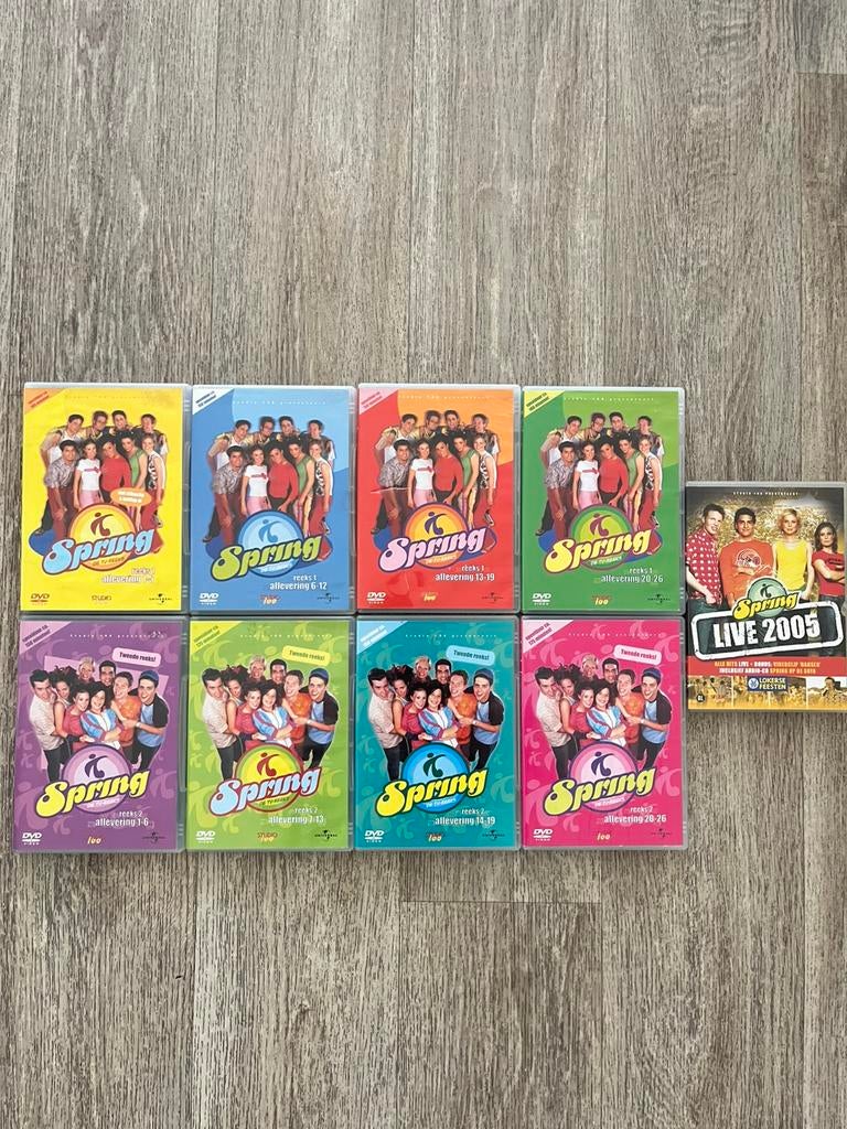 Spring Reeks 1 + 2 Compleet, Cd's en Dvd's, Cd's | Kinderen en Jeugd, Ophalen of Verzenden, Zo goed als nieuw