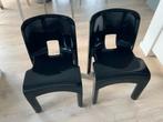 Kartell  2 zwarte stoelen, Huis en Inrichting, Stoelen, Ophalen, Kunststof, Gebruikt, Zwart