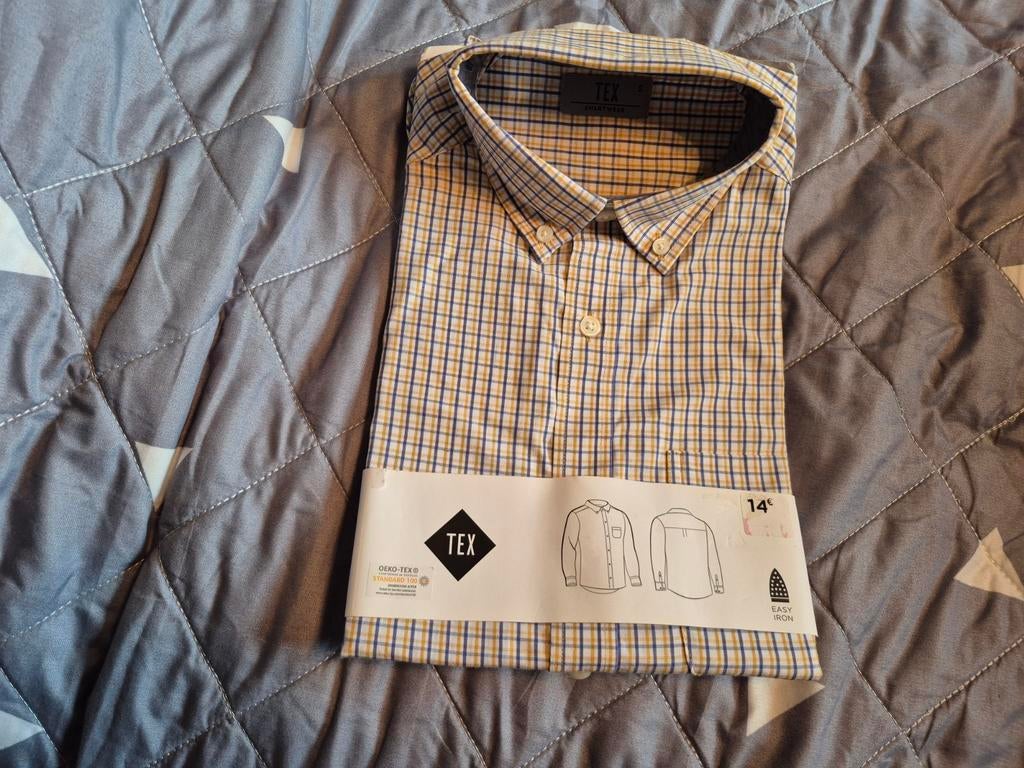 Nieuw hemd tex maat s, Vêtements | Hommes, Chemises, Enlèvement ou Envoi