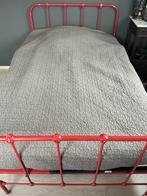 Oud Ijzeren bed twijfelaar vintage, Ophalen, Gebruikt, Twijfelaar, 120 cm