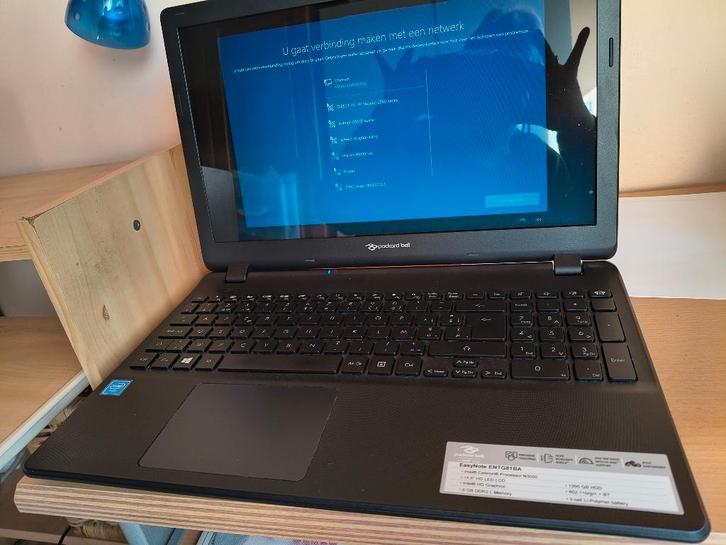 Laptop Packard Bell EasyNote ENTG81BA met lader, Computers en Software, Windows Laptops, Gebruikt, 15 inch, HDD, 8 GB, Azerty
