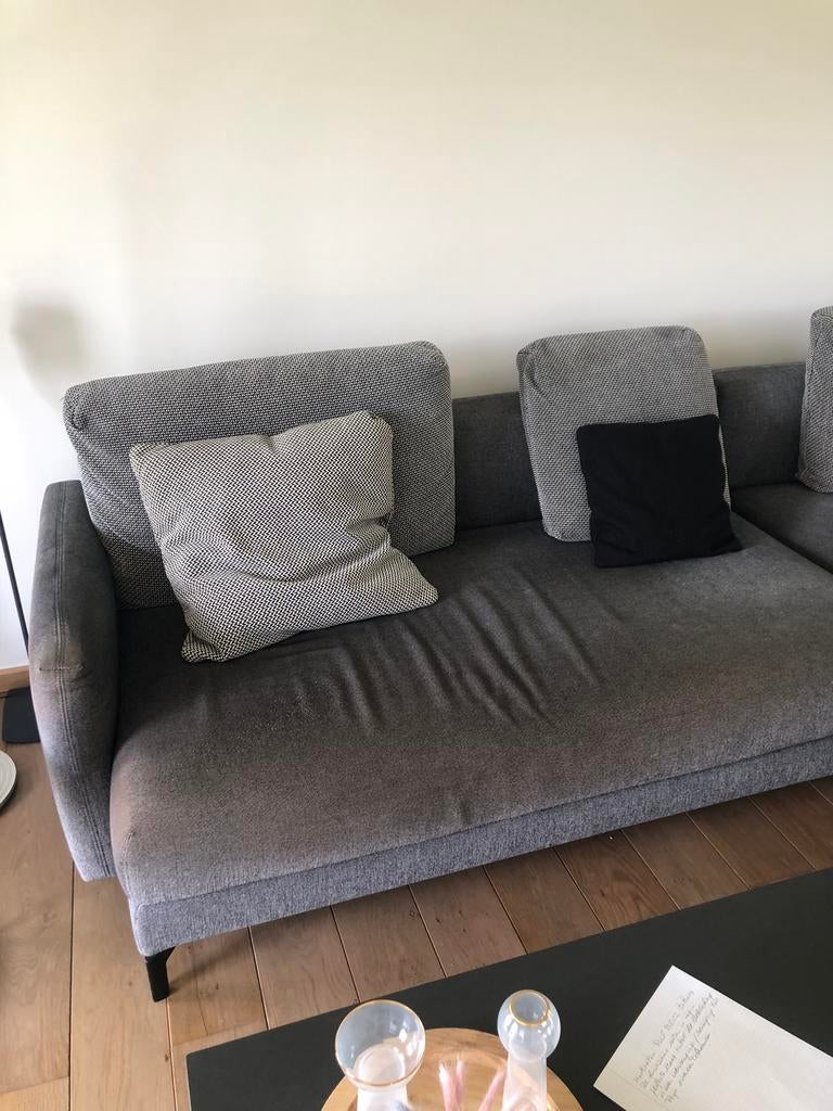 Salon met lounge van Rolf Benz te koop, Ophalen, Gebruikt, Stof, Design