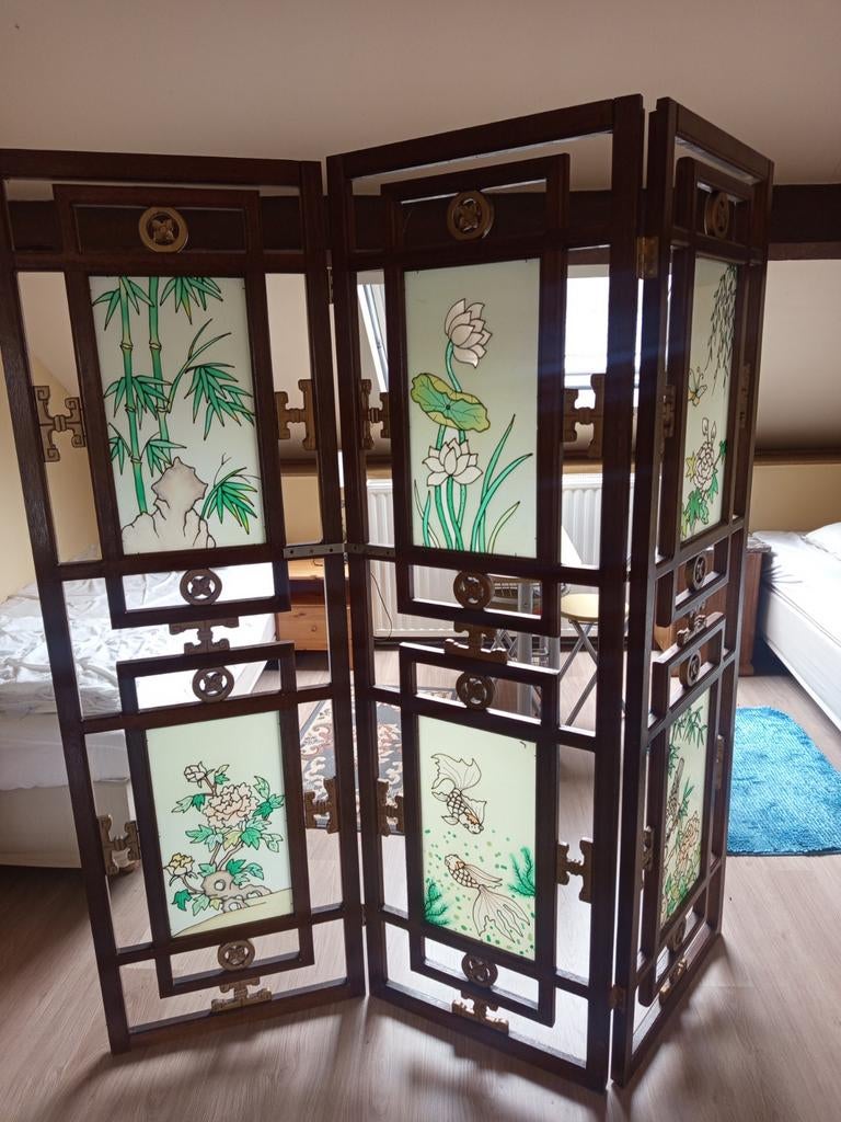 Magnifique paravent asiatique, Maison & Meubles, Enlèvement