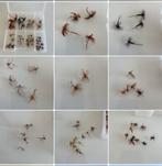 Doosje met 52 droge vliegen (incl meivliegen), Watersport en Boten, Ophalen of Verzenden, Zo goed als nieuw