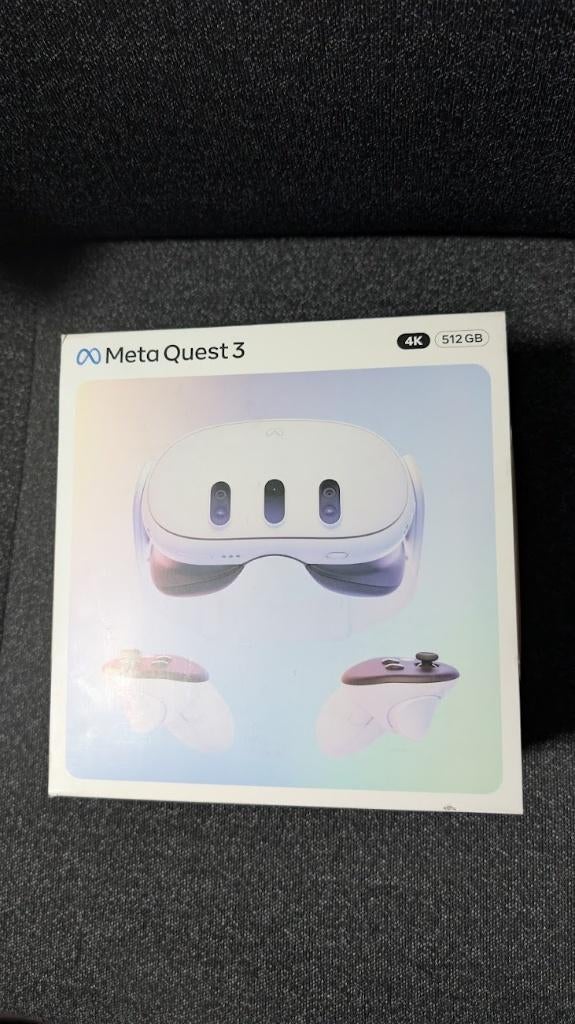 Meta Quest 3 512GB Nieuw Ongeopend, Games en Spelcomputers, Virtual Reality, Ophalen of Verzenden, Nieuw