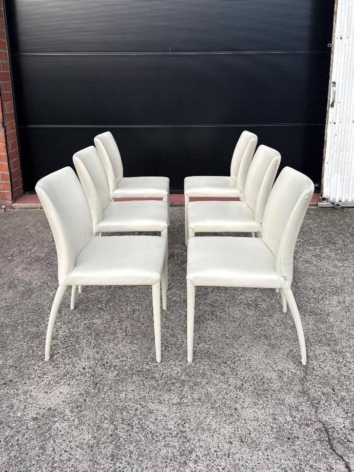 6x Jori Mikono stoelen, Maison & Meubles, Chaises, Comme neuf, Cinq, Six Chaises ou plus, Cuir, Autres couleurs, Enlèvement ou Envoi