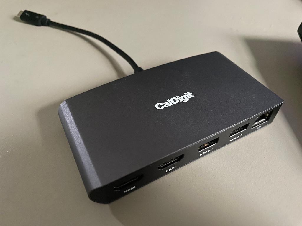 CalDigit Mini Dock, Computers en Software, Dockingstations, Zo goed als nieuw, Docking station, Laptop, Ophalen