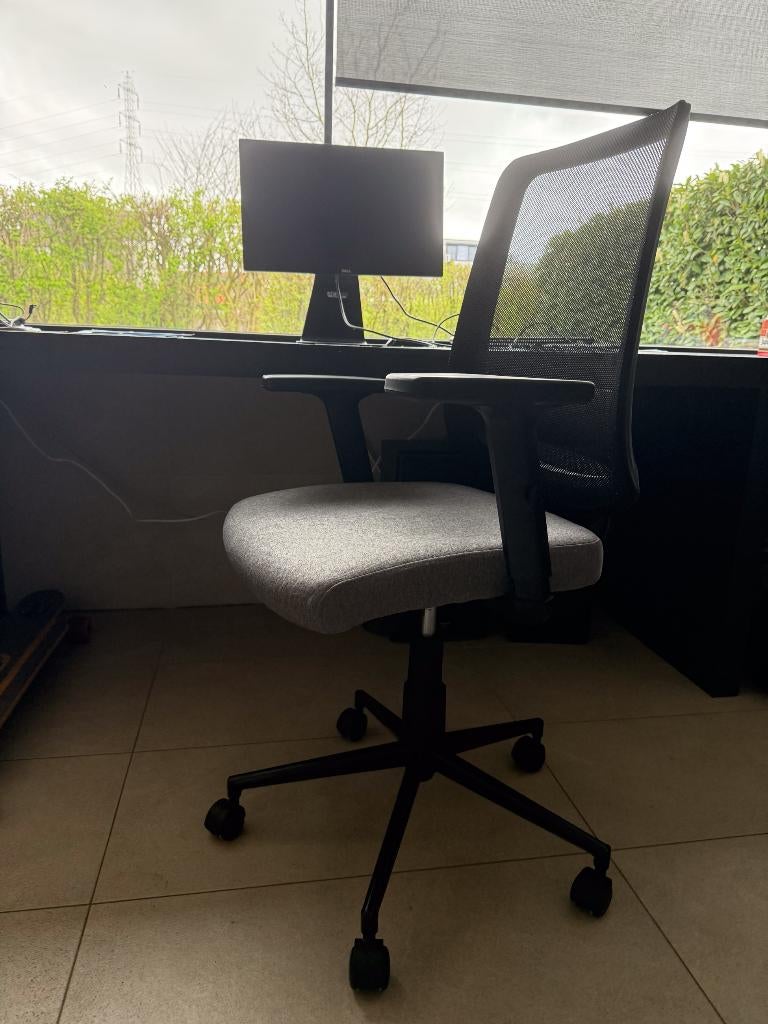 Bureaustoel, Ophalen, Zo goed als nieuw, Grijs, Bureaustoel