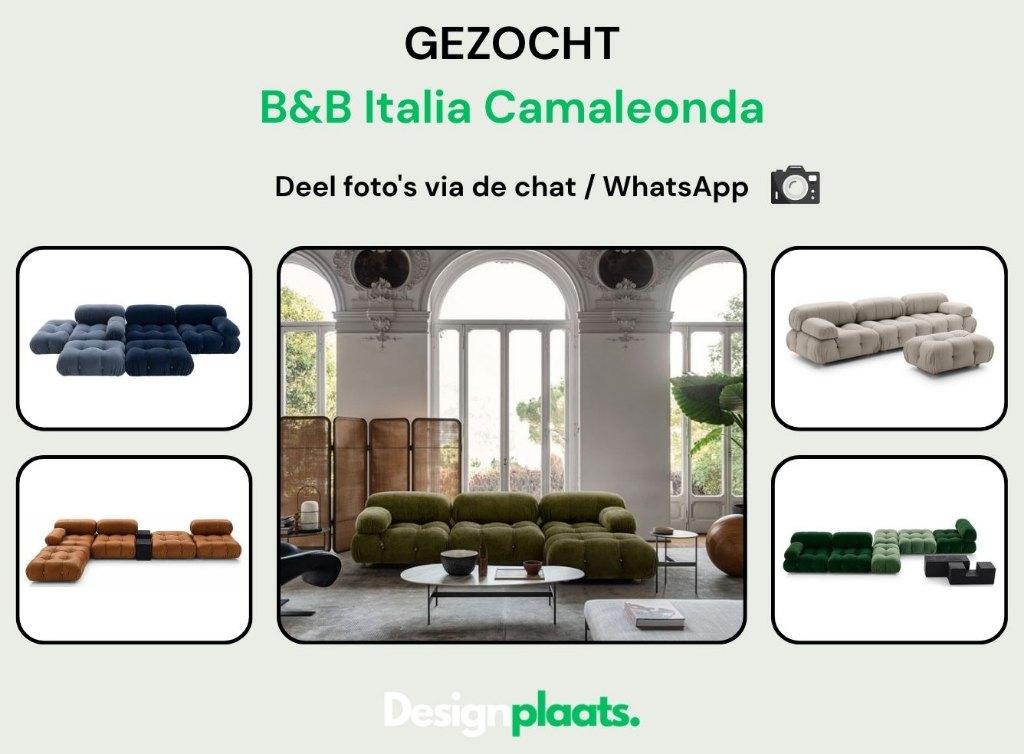 GEZOCHT: B&B Italia Camaleonda - Directe Inkoop, Ophalen of Verzenden, Hoekbank, Bankstel Bank Zetels Sofa Hoekbank Design bank