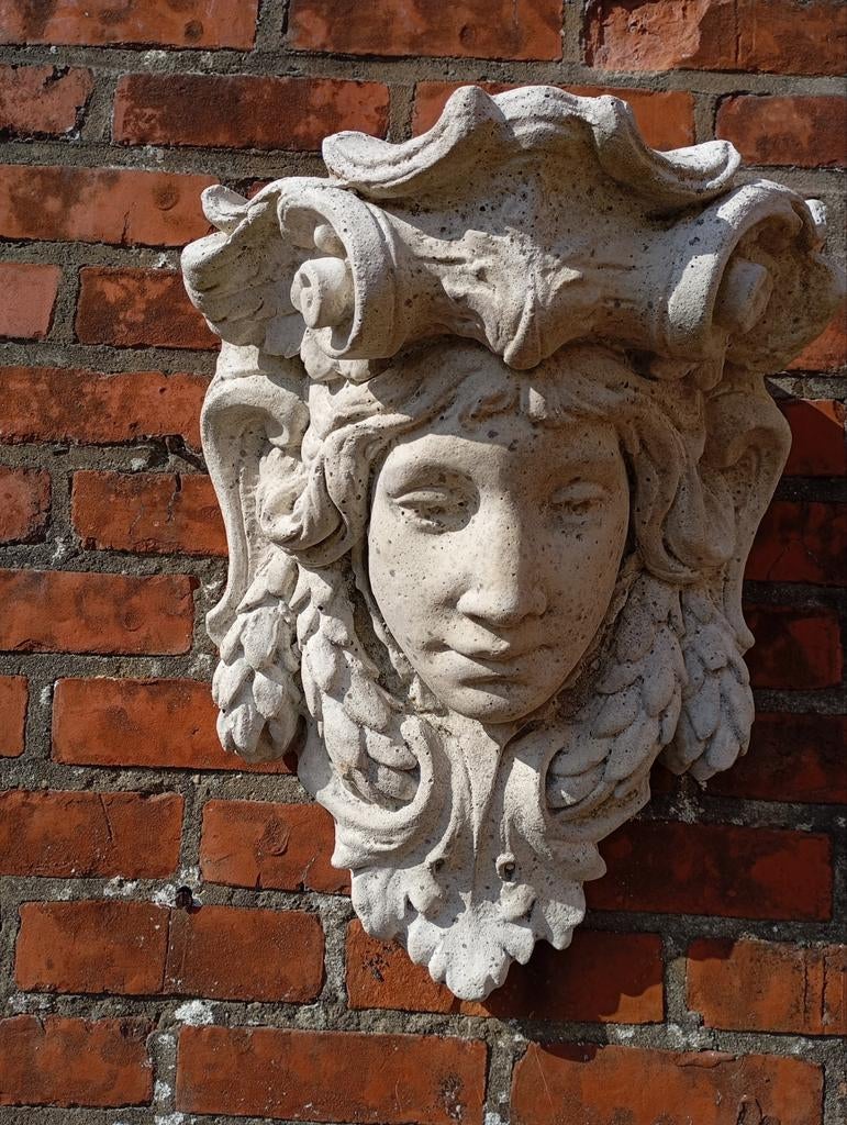 Betonnen Muurhangers vr Terras of Tuin.. Hoogte 45 CM/ 30 CM, Enlèvement, Comme neuf, Béton, Homme