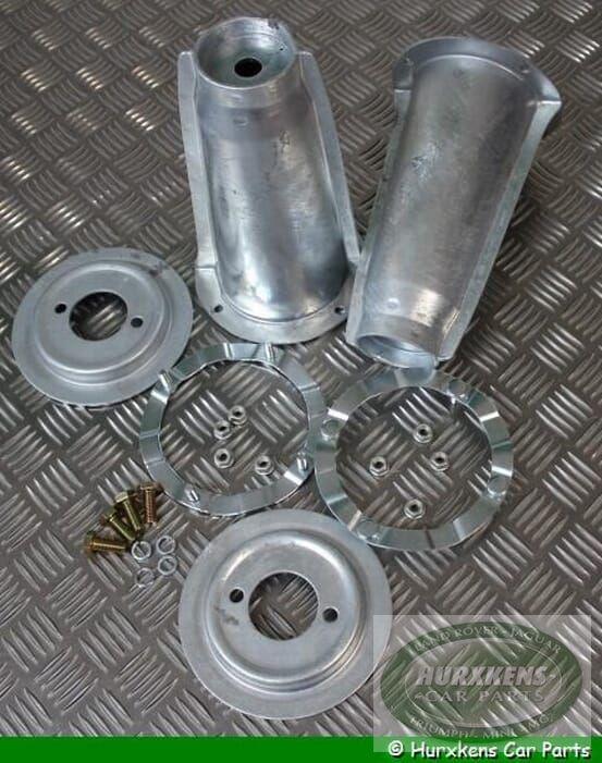 Schokdemper trumpets voorzijde - gegalvaniseerd - Land Rover, Land Rover, -, -, Nieuw