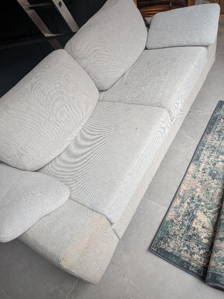 Zetel, Maison & Meubles, Canapés | Salons, Utilisé, Banc droit, Deux personnes, 200 à 250 cm, 75 à 100 cm, Tissus, Enlèvement