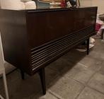 Meuble hi-fi vintage 1950 Telefunken, Autres marques, Réglage pitch, Tourne-disque, Comme neuf