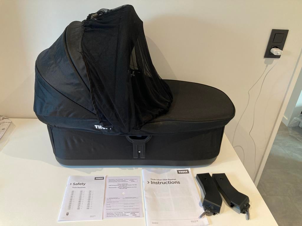 Draagmand van Thule Urban Glide, Ophalen, Zo goed als nieuw, Overige merken, Zonnekap